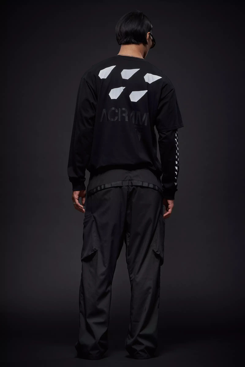 P55-M Nylon Stretch Cargo Trouser Black 9