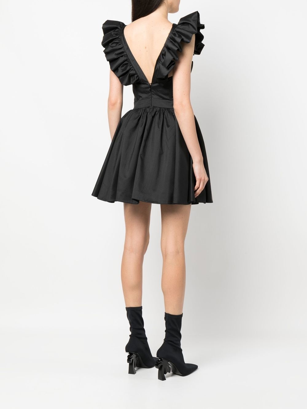 ruffled mini dress - 4