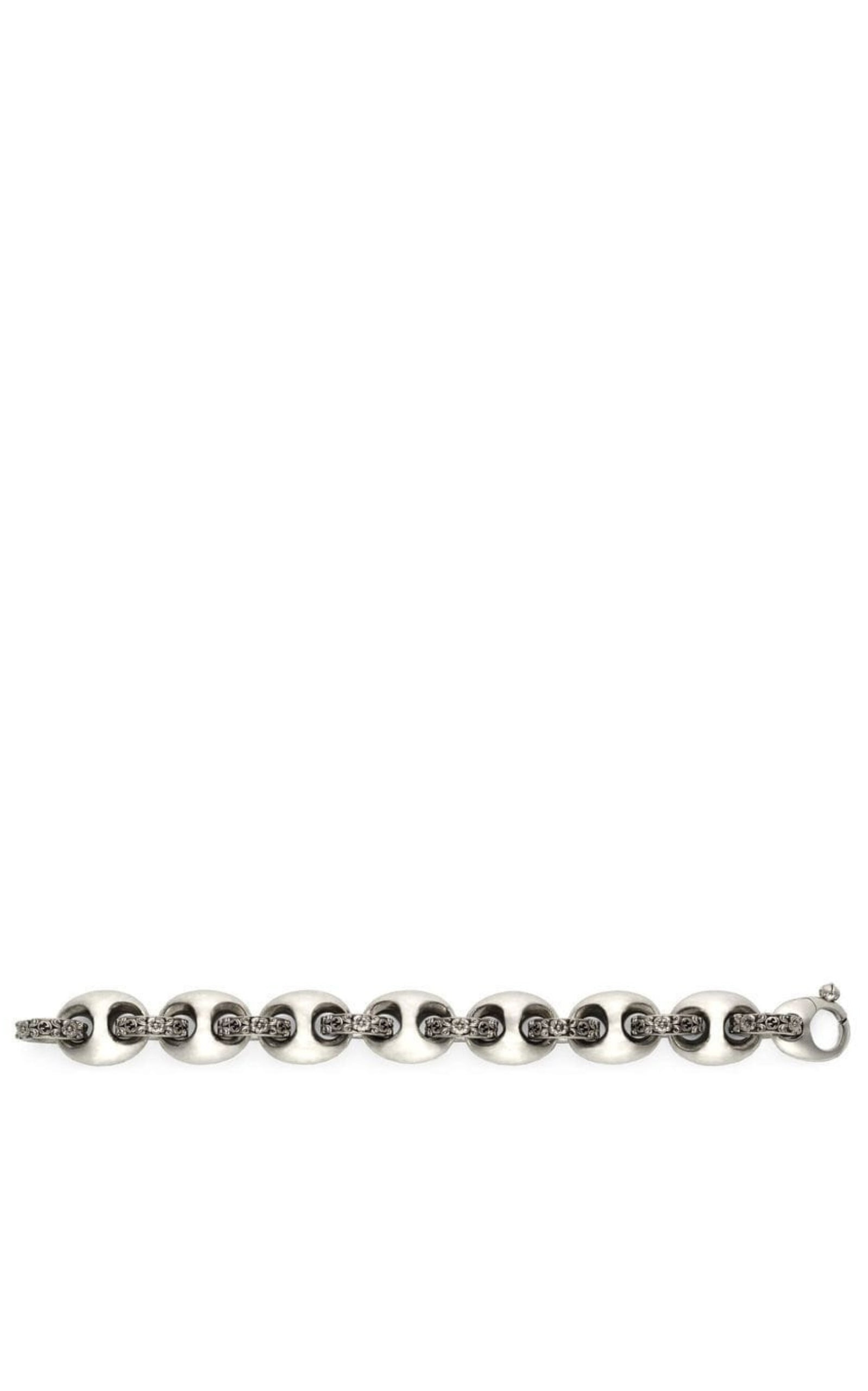 Sterling silver Interlocking G Marina Chain Bracelet - 6