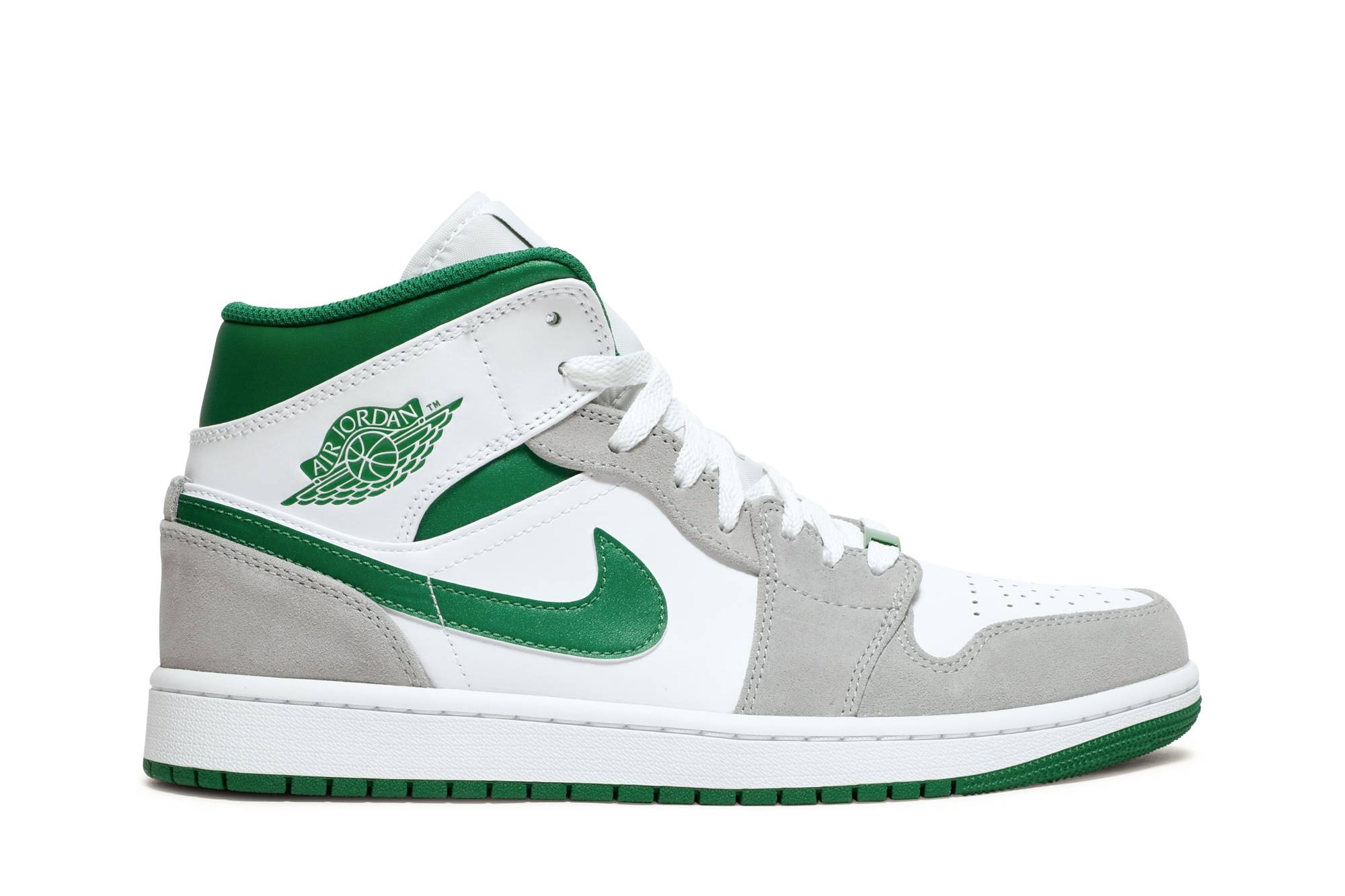 Air Jordan 1 Mid SE 'Grey Pine Green' - 1