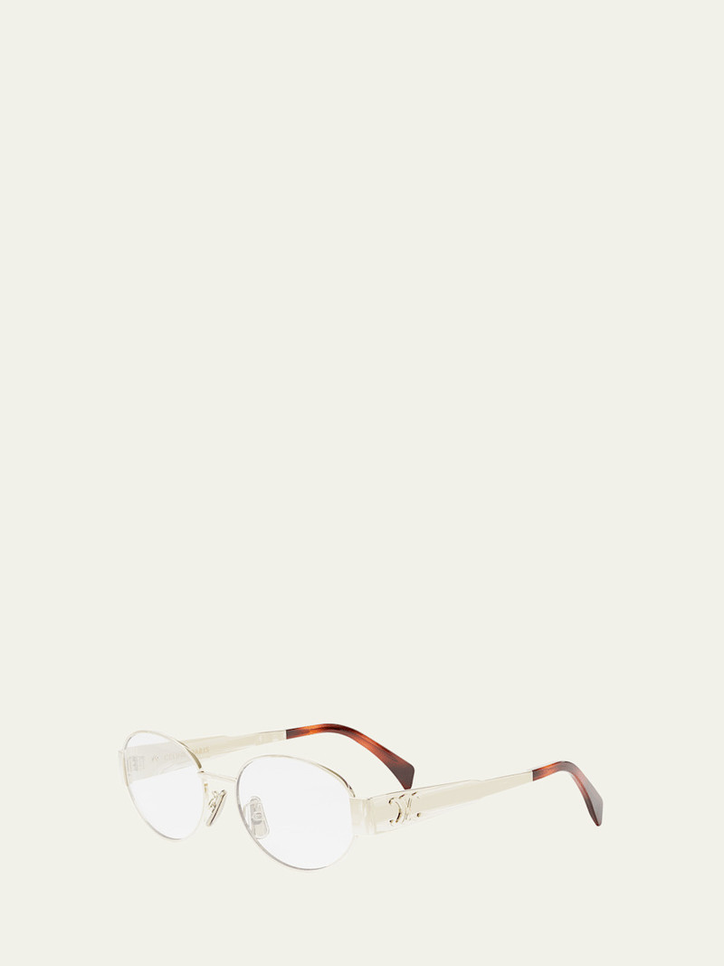 CELINE Triomphe Metal Oval Glasses outlook