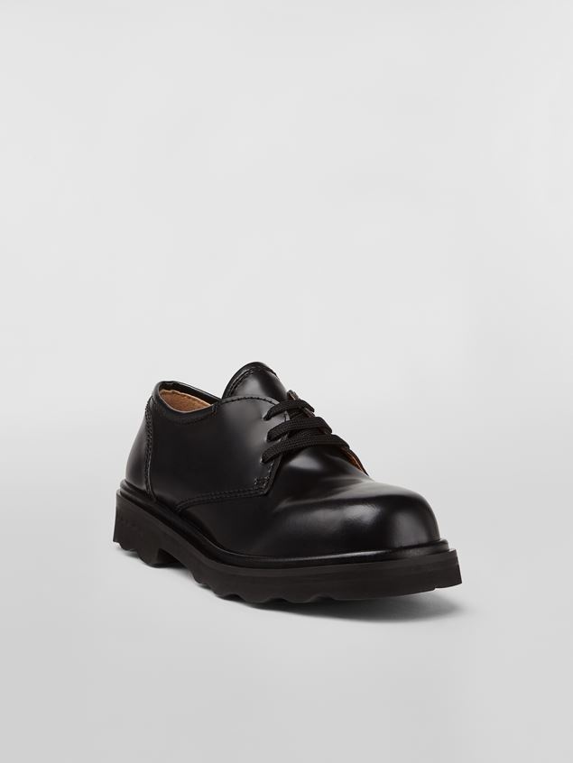 LACE-UP IN SHINY SMOOTH CALFSKIN - 2