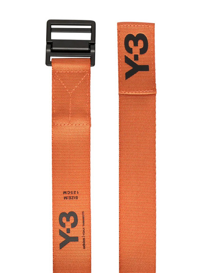 Y-3 logo print belt outlook