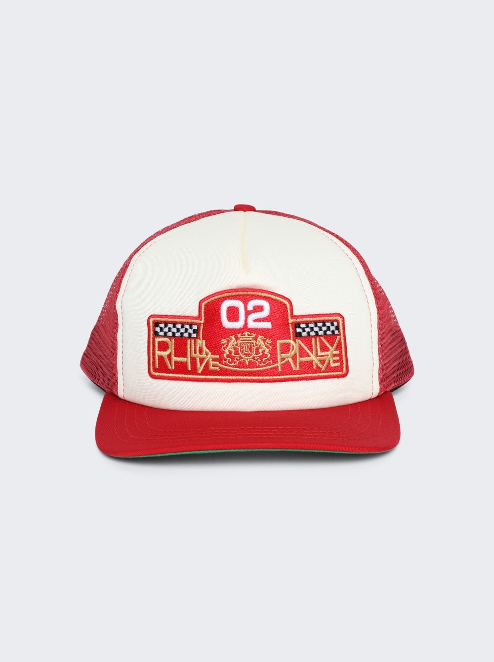 Rally Trucker Hat Red And White - 1