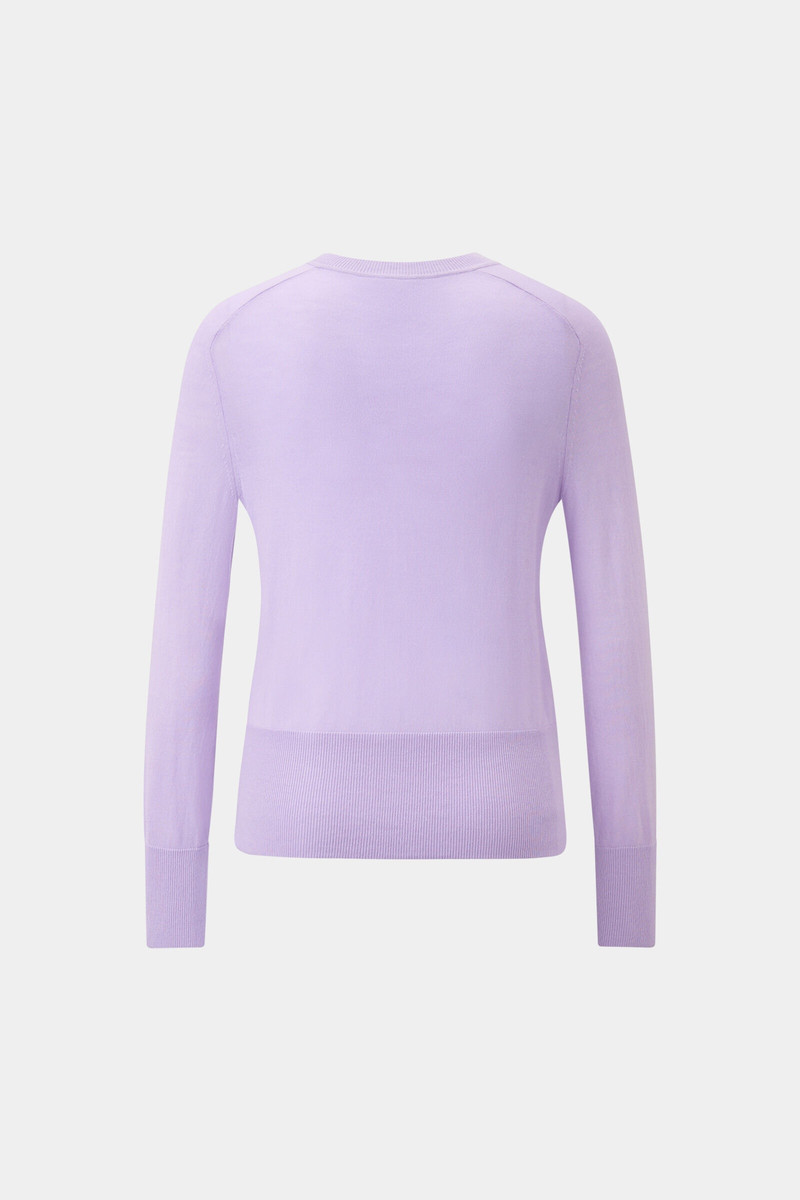 BOGNER Ilma knit jacket in Lilac outlook