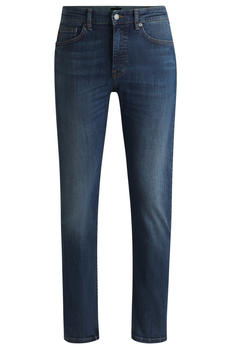 DELAWARE SLIM-FIT JEANS IN DARK-BLUE STRETCH DENIM 1