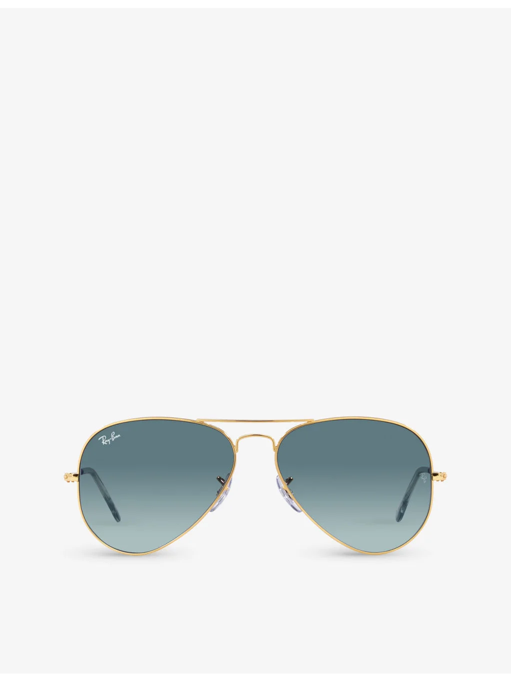 RB3025 branded-lens aviator-frame metal sunglasses - 1