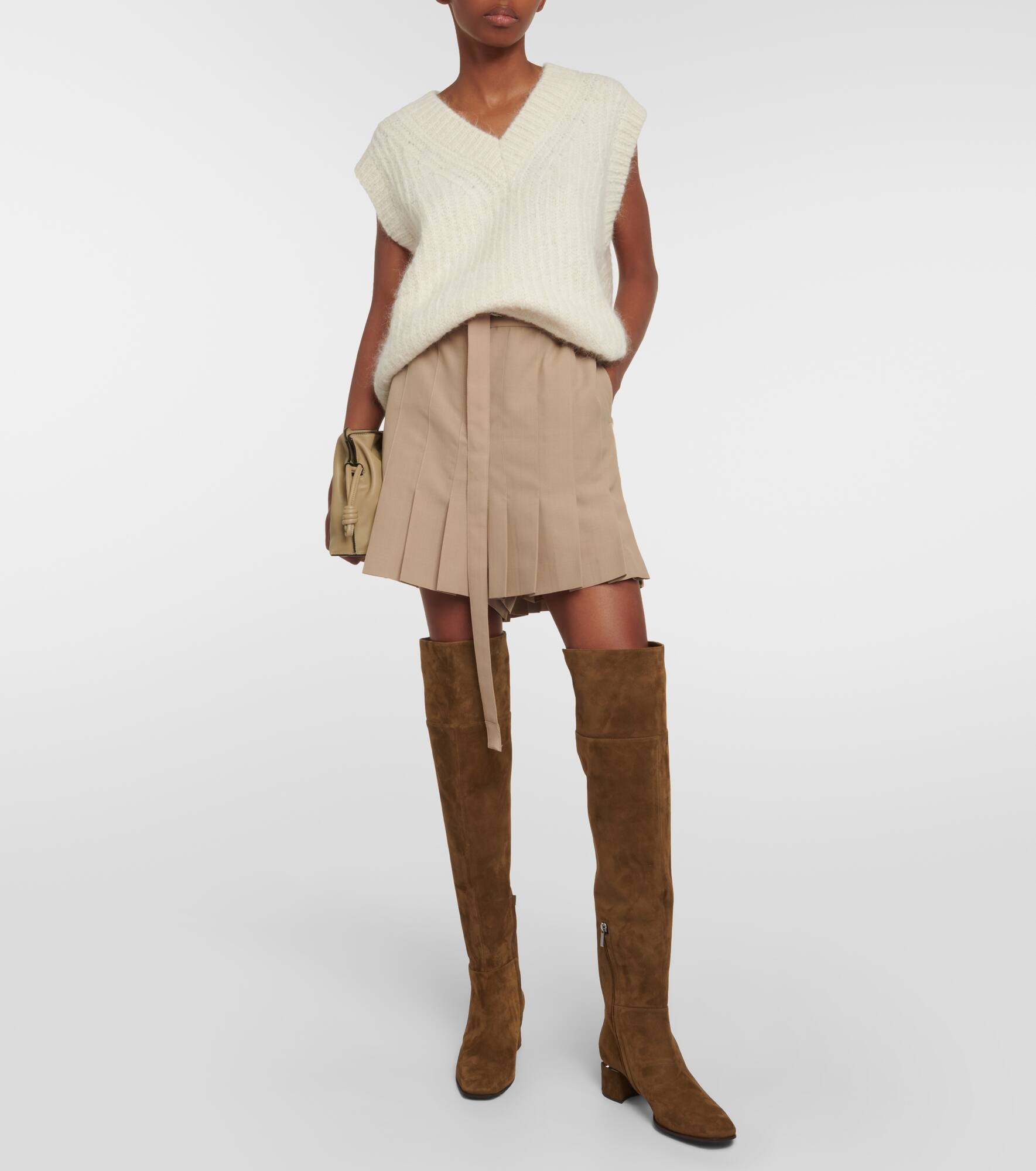 Loren 45 suede over-the-knee boots - 2