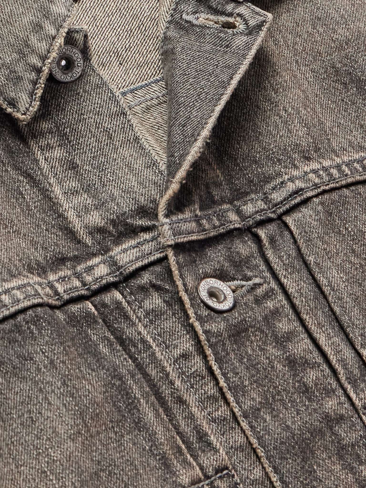 Savage Type-1 Distressed Denim Jacket - 5