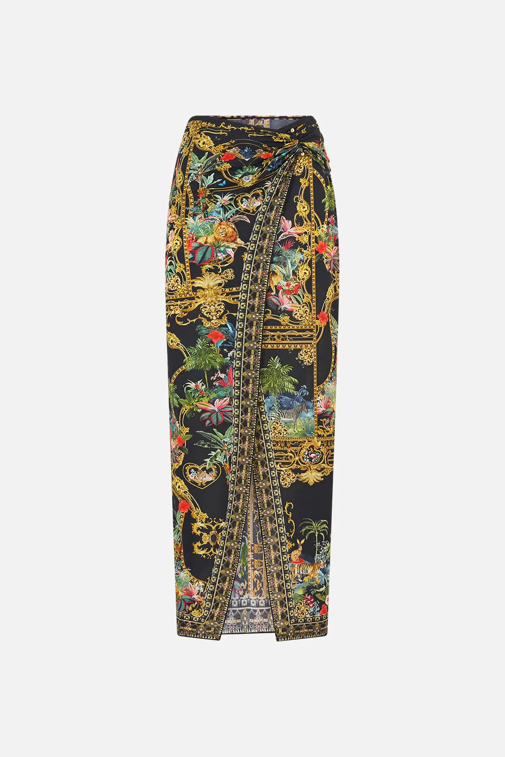 LONG SARONG W GATHERED BAR TRIM PALACE ZOOLOGY - 1