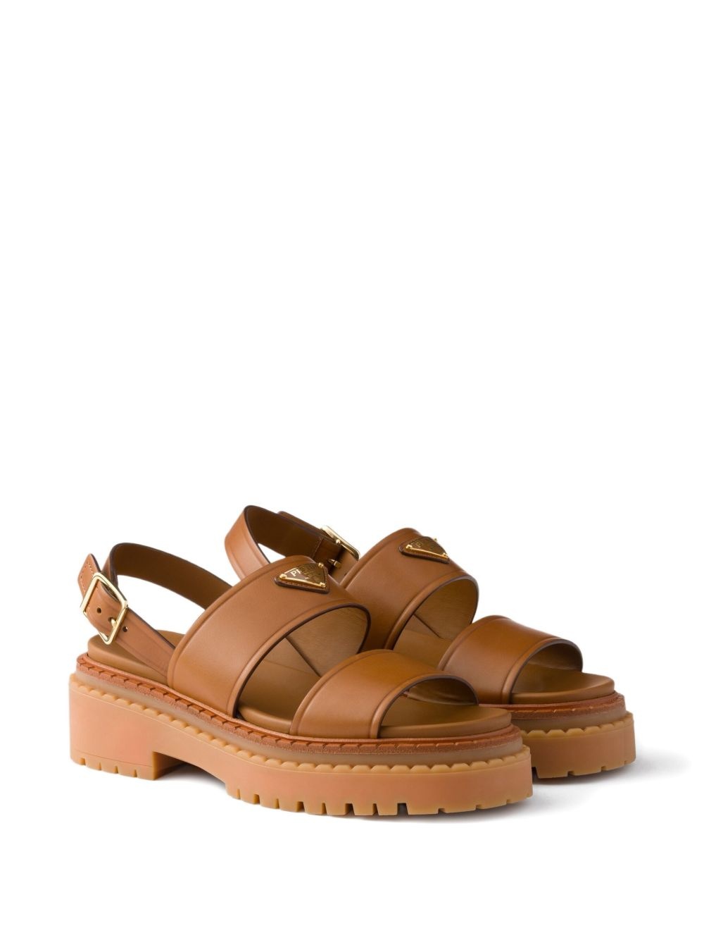 55mm buckle-strap platform sandals - 2
