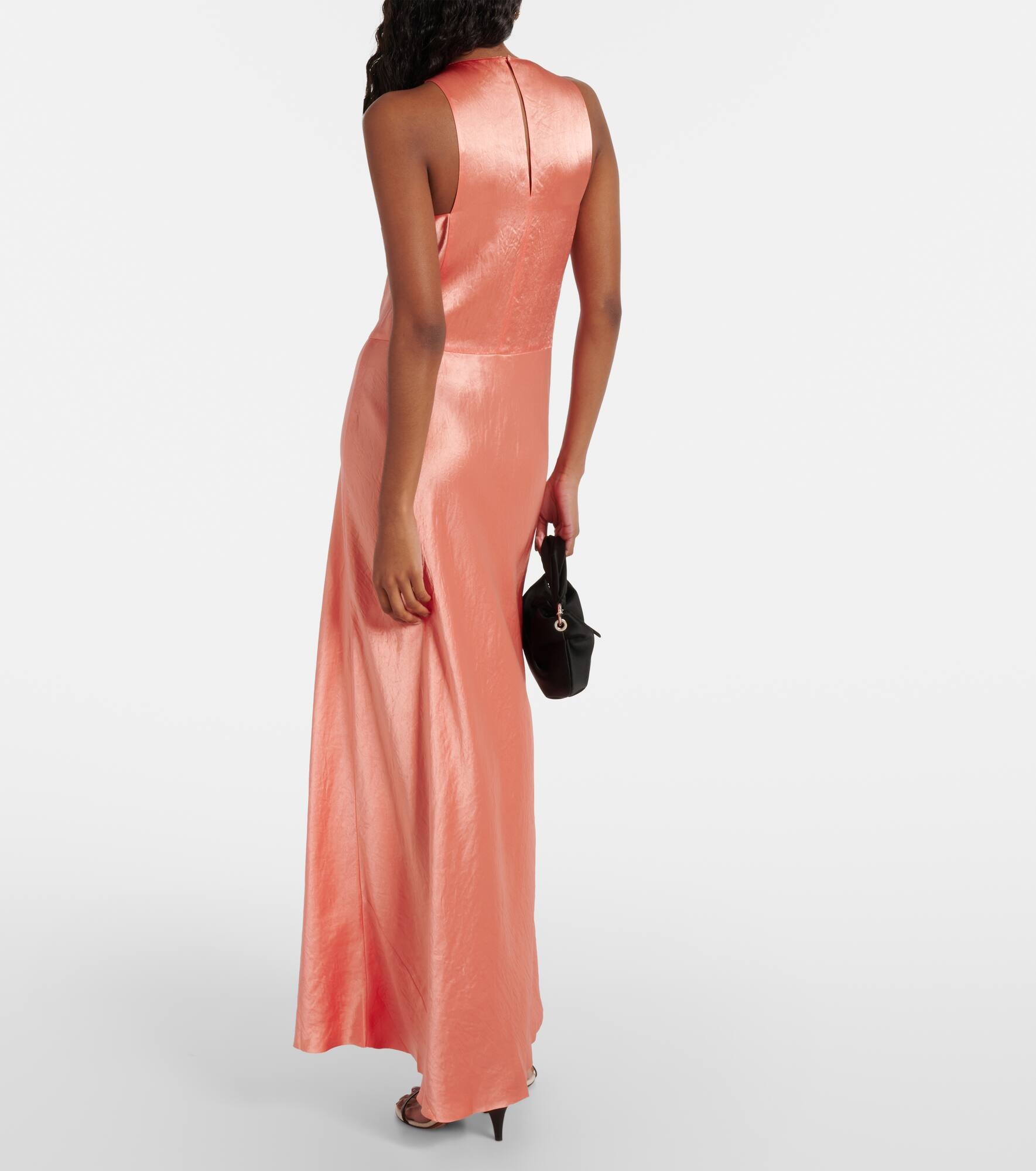 Satin maxi dress - 3