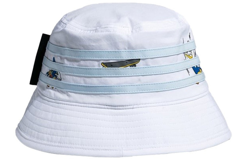 adidas adidas neo adidas Donald Duck Fisherman's hat White GK3351 outlook