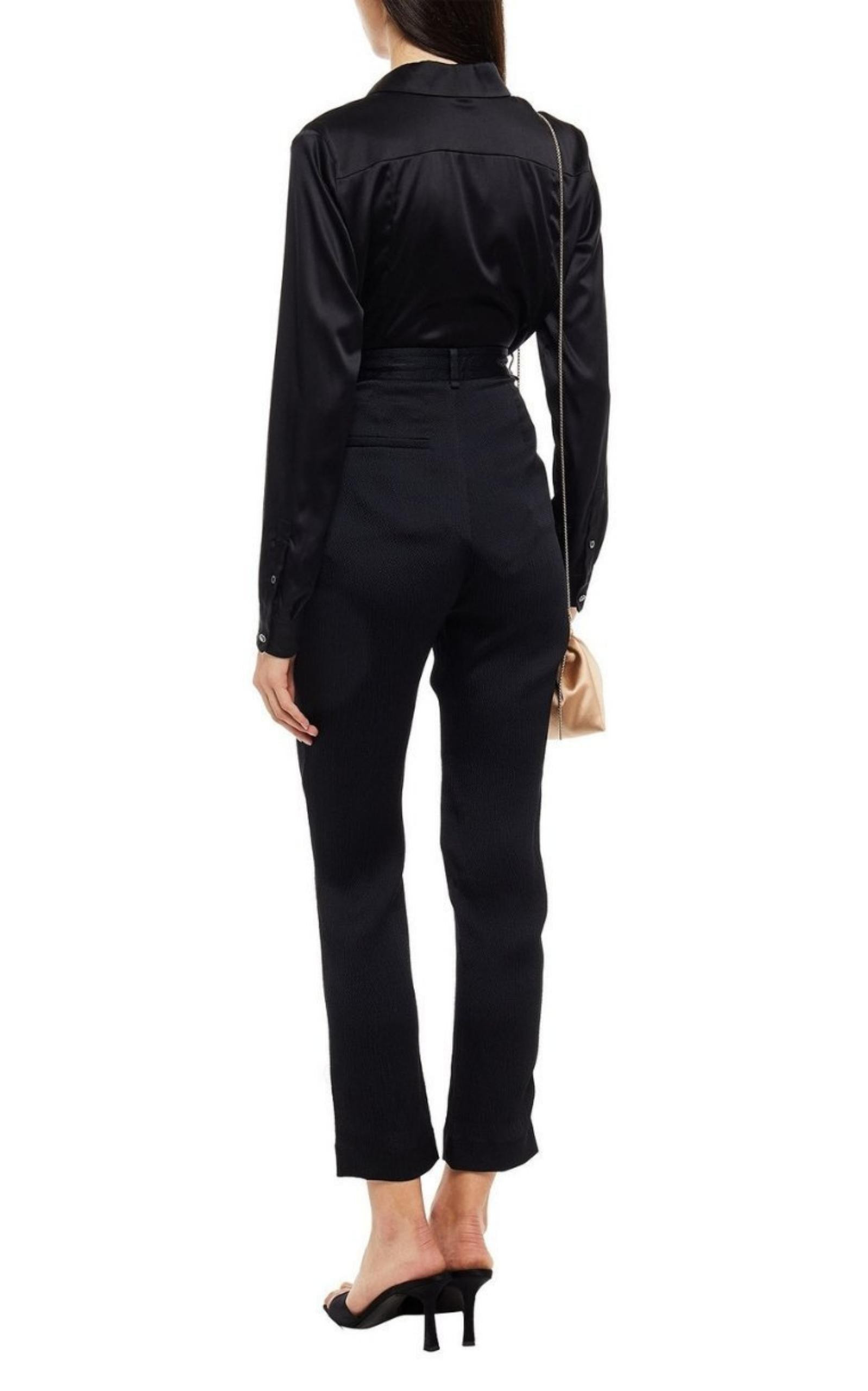 Pleated Silk Pants - 3