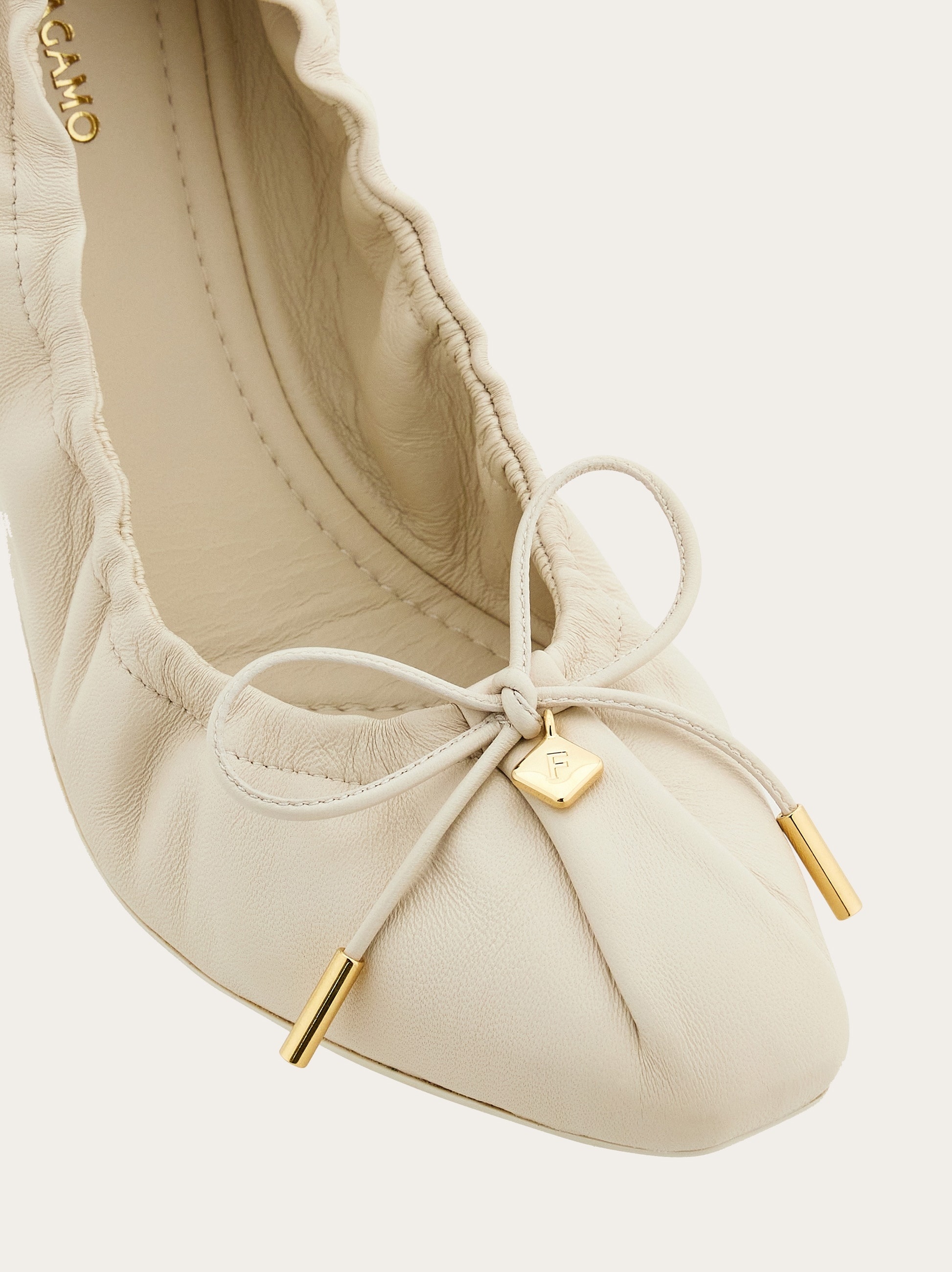 Elasticated ballet flat - 6