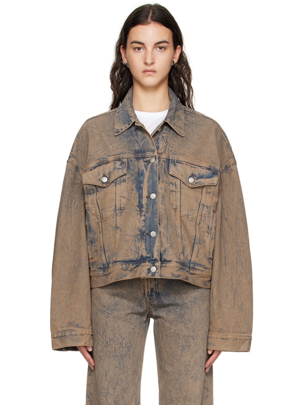 Acne studious 新品 pink denim jacket Acne Studios Pink Bla Konst Denim 2000 Jacket Acne Studios