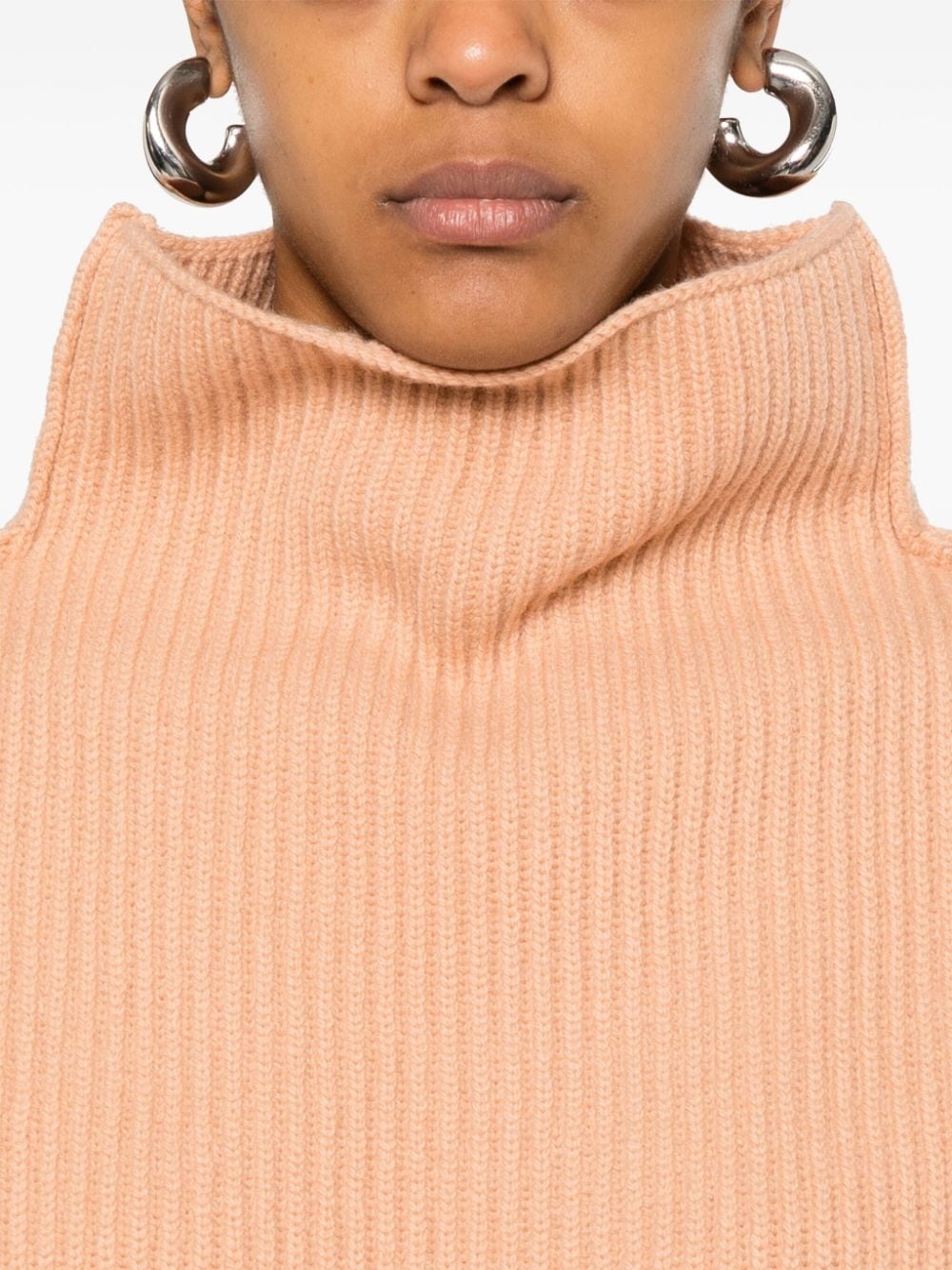 ribbed wool vest - 5
