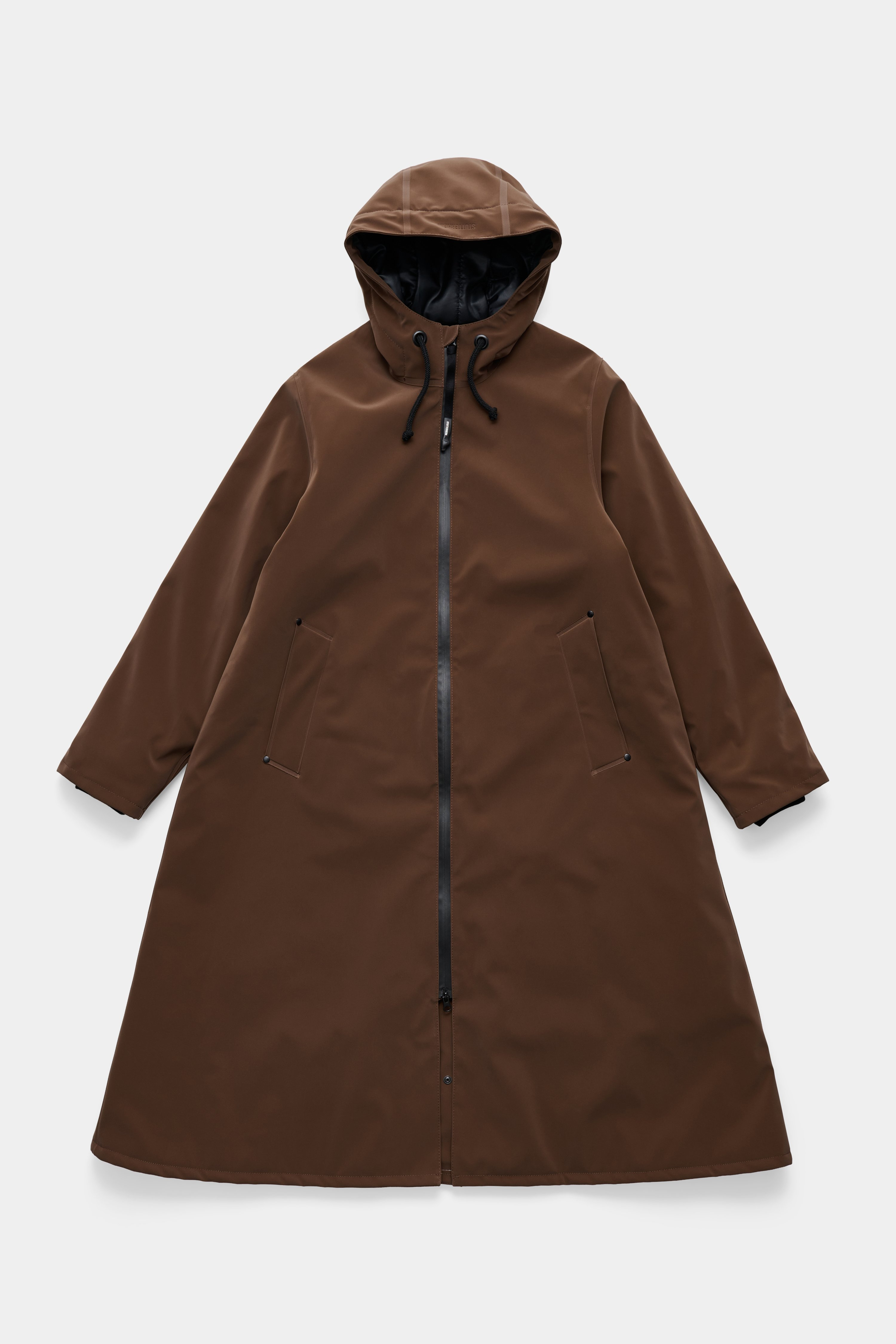 Mosebacke Long Matte Winter Coat Dark Brown - 5