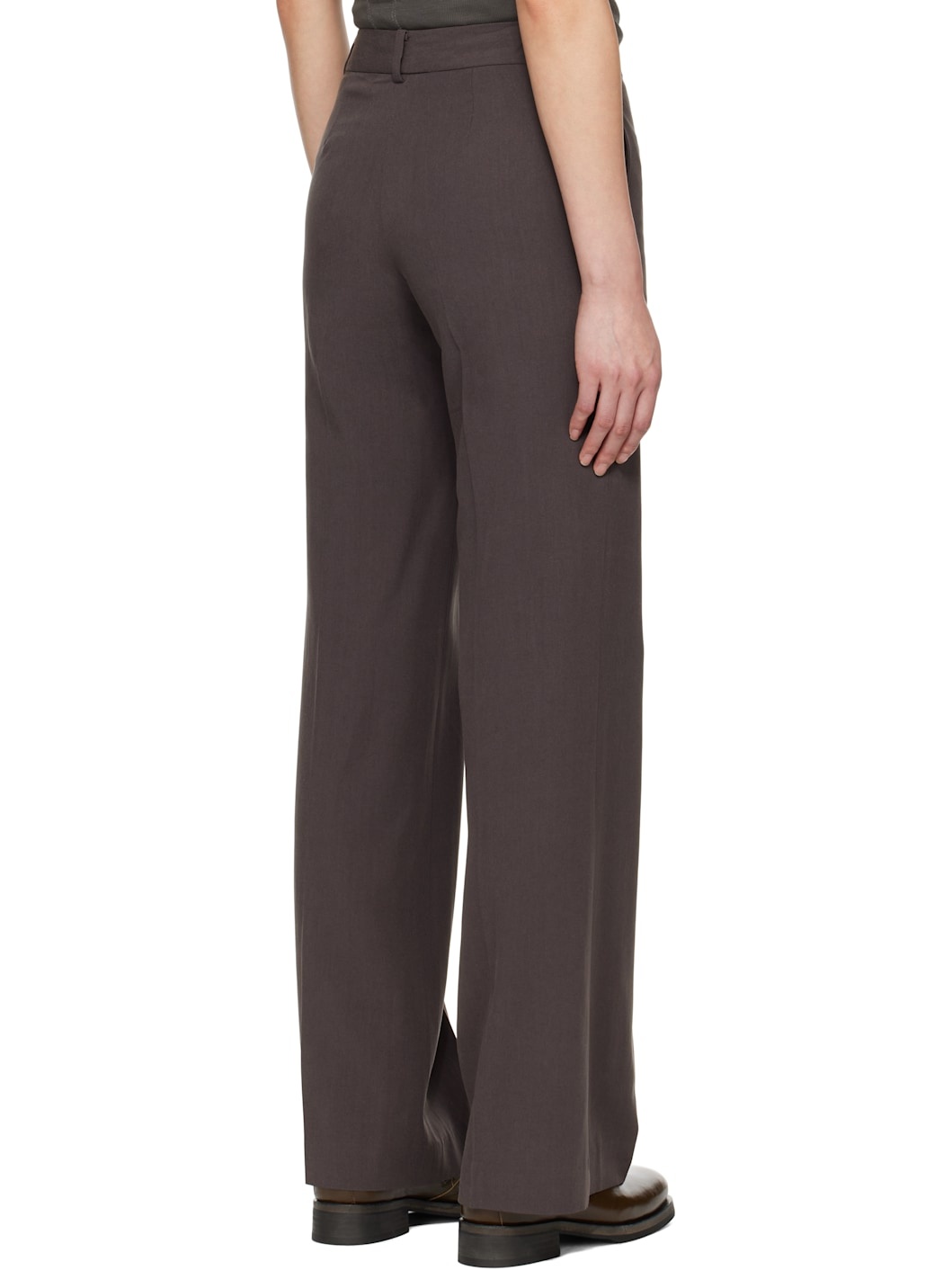 Brown Hip Trousers - 3