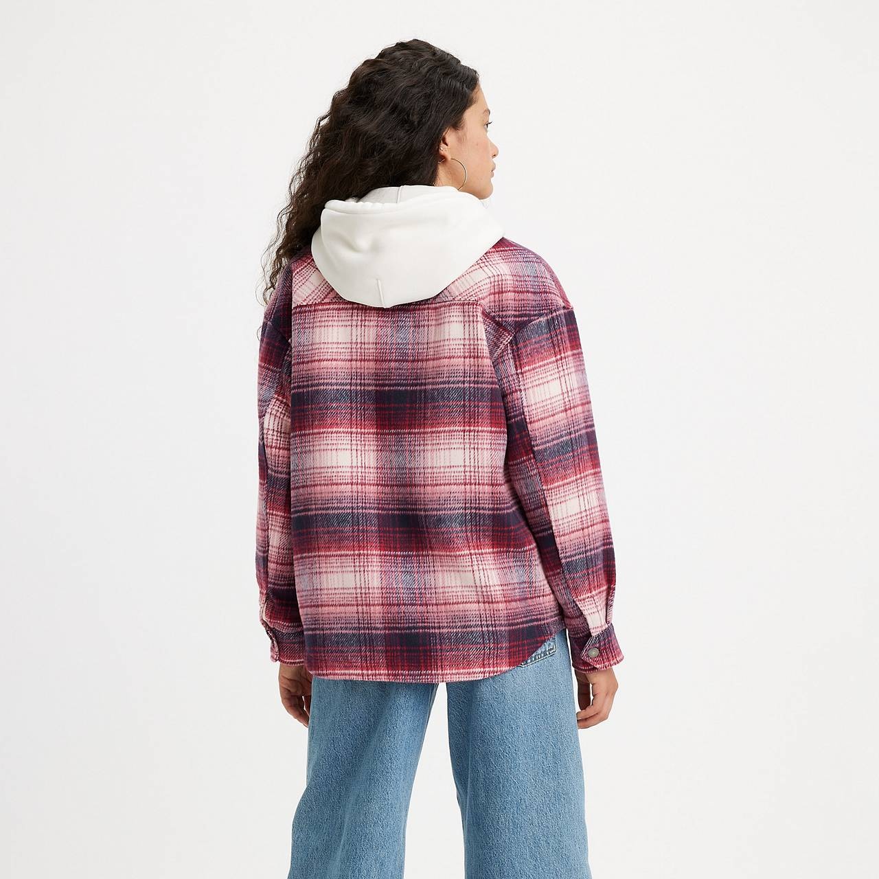 PLAID SHIRT JACKET - 2