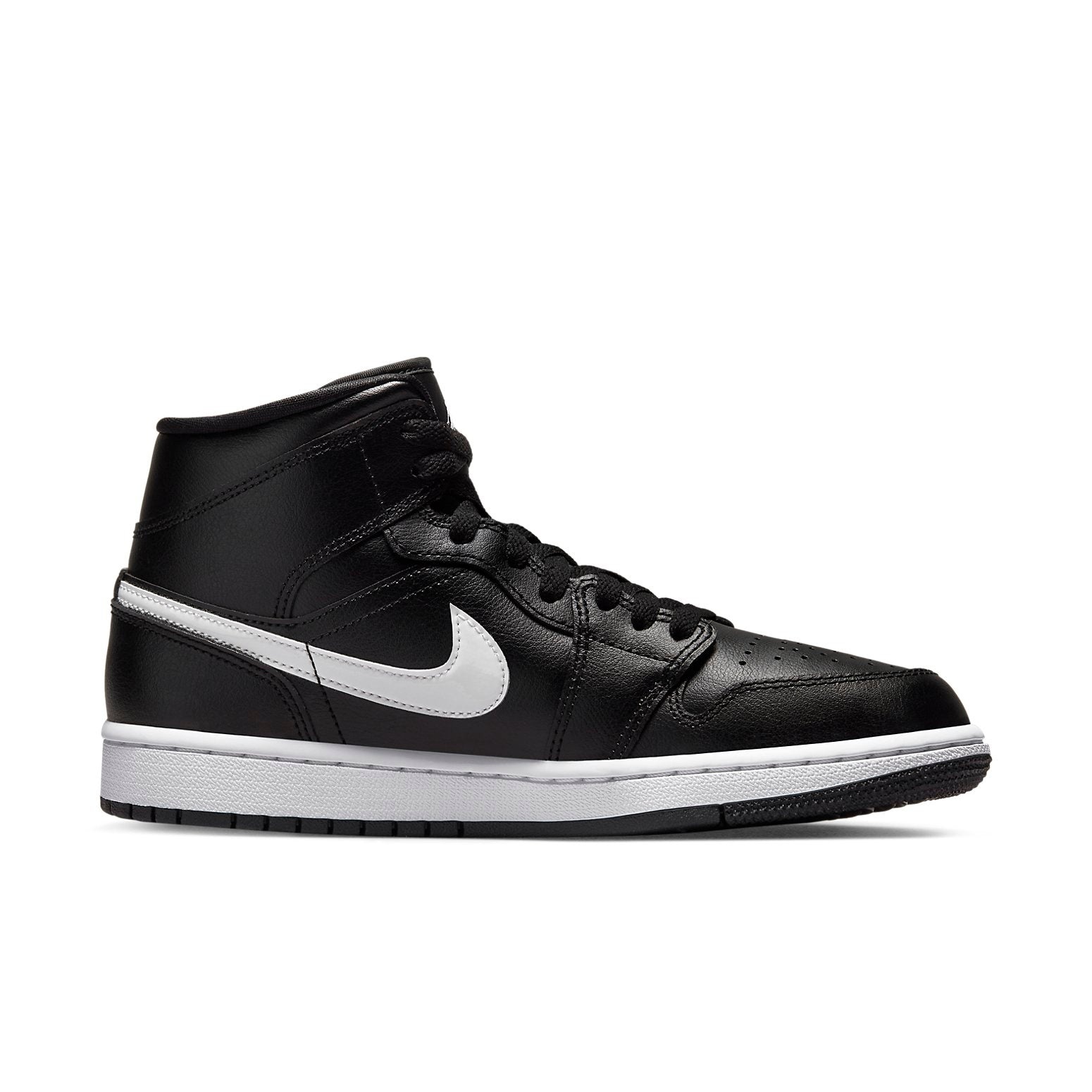 (WMNS) Air Jordan 1 Mid 'Black White' DV0991-001 - 2