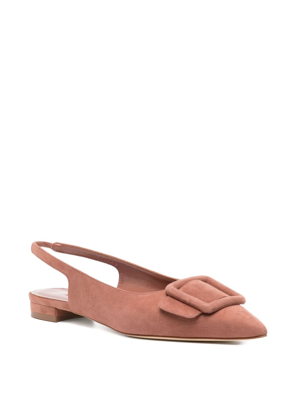 buckle-embellished slingback pumps - 2