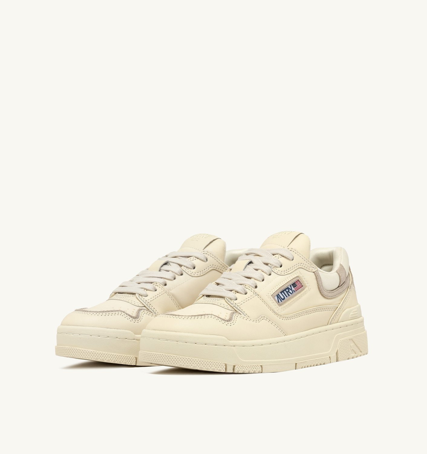 CLC LOW SNEAKERS IN WINTER WHITE LEATHER - 2