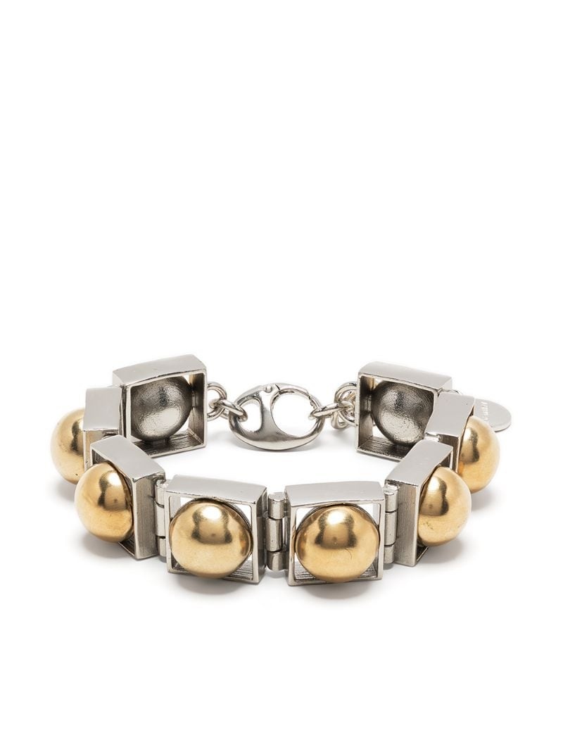 chunky chain-link bracelet - 1