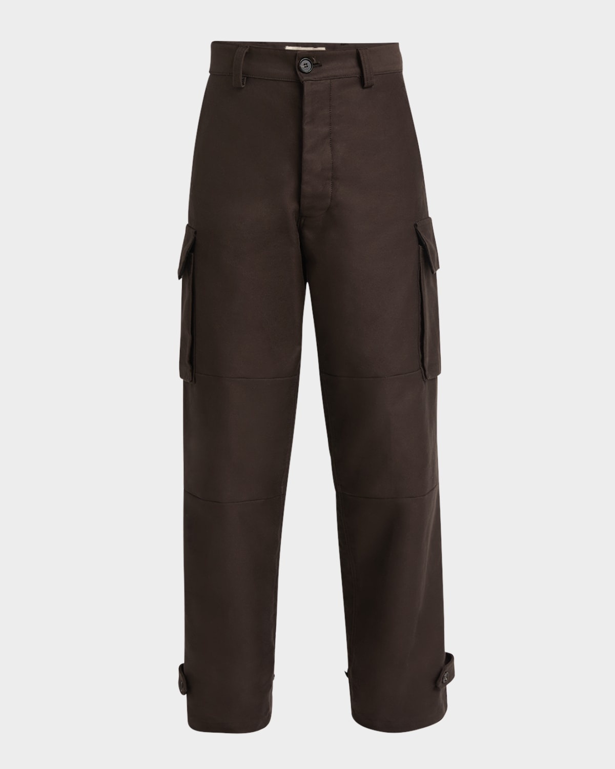 Marni Men's Compact Cotton Moleskin Cargo Pants