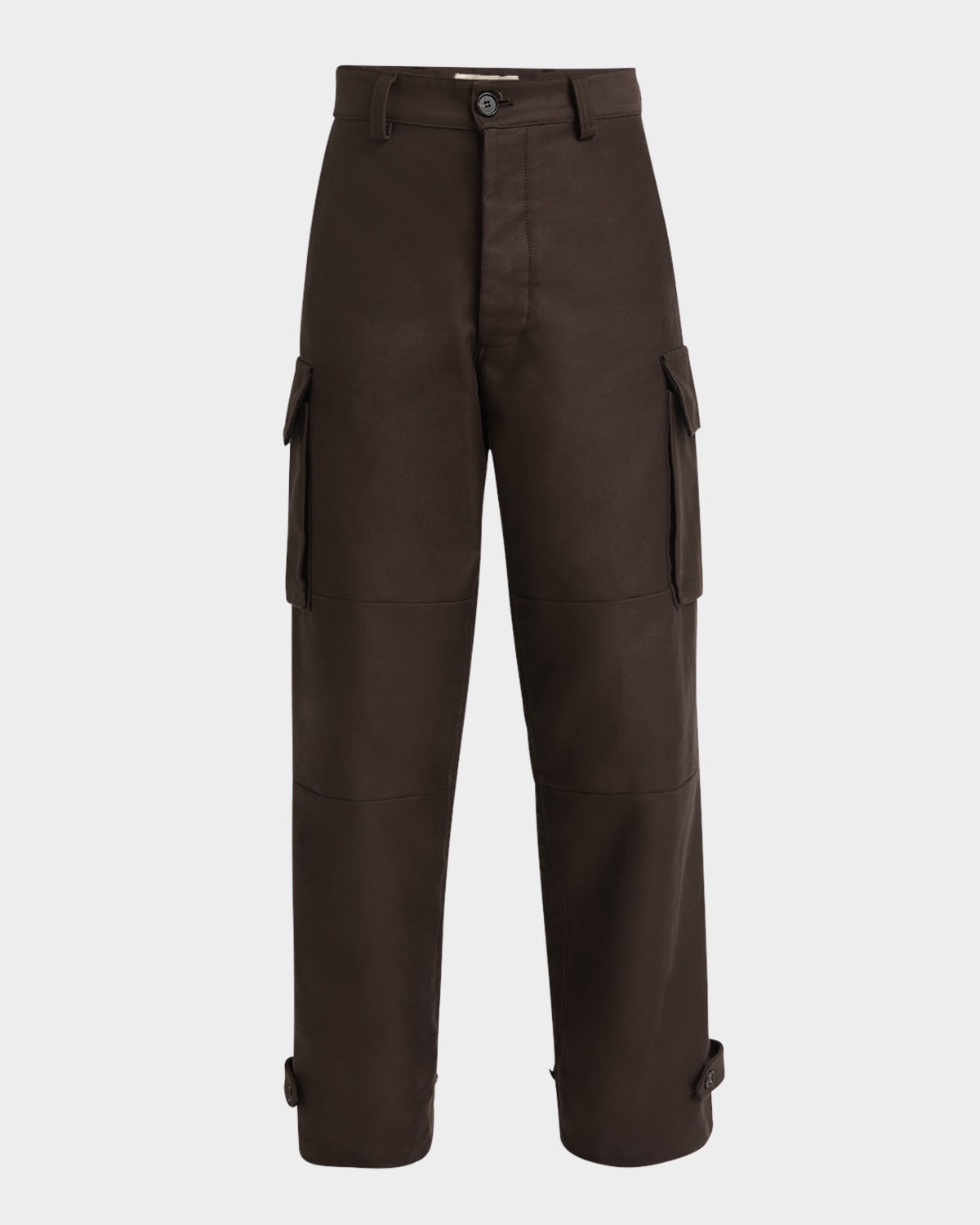 Men's Compact Cotton Moleskin Cargo Pants - 1