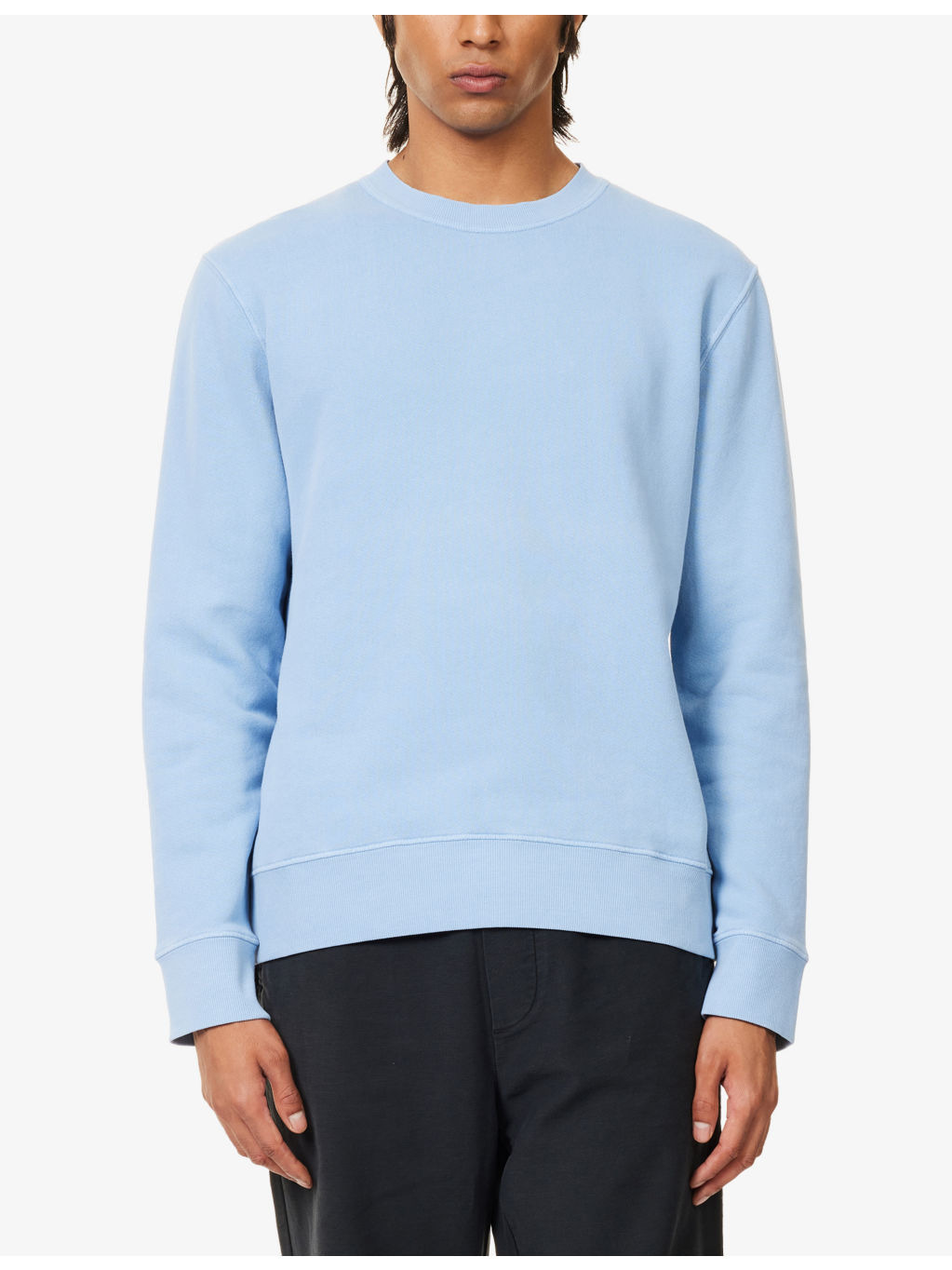 Vintage Crewneck Cotton-Blend Sweatshirt - 3