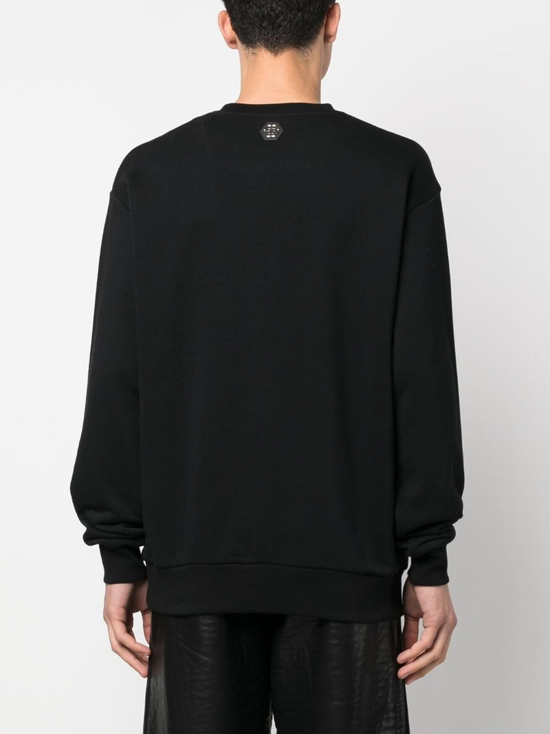 logo-print long-sleeved sweatshirt 4