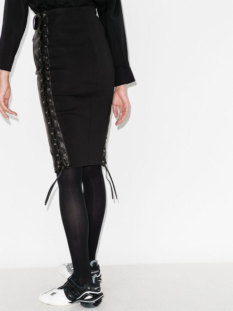 belted midi pencil skirt 3