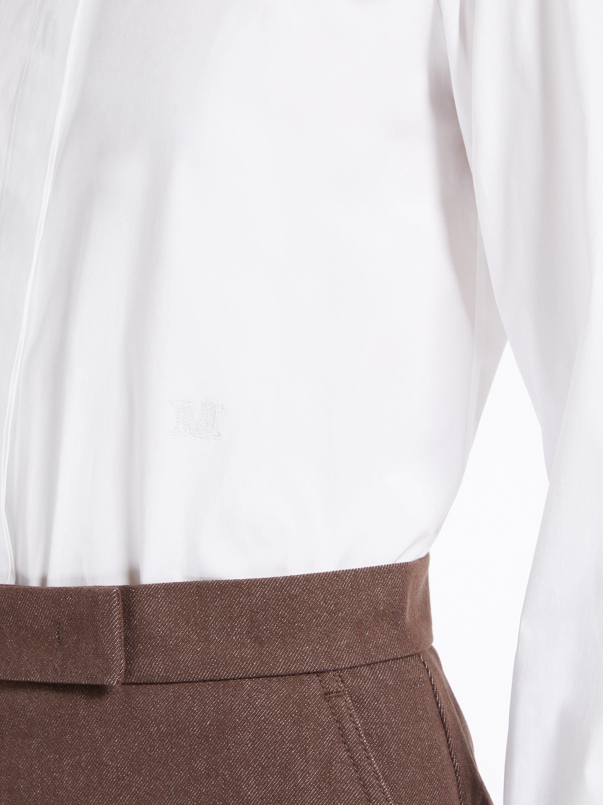 ANGORA1234 Stretch cotton shirt - 5