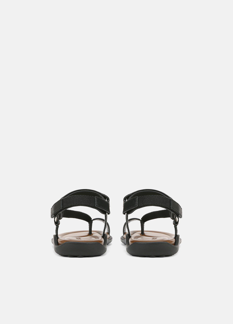 Vince Summer Leather & Canvas Sandal outlook