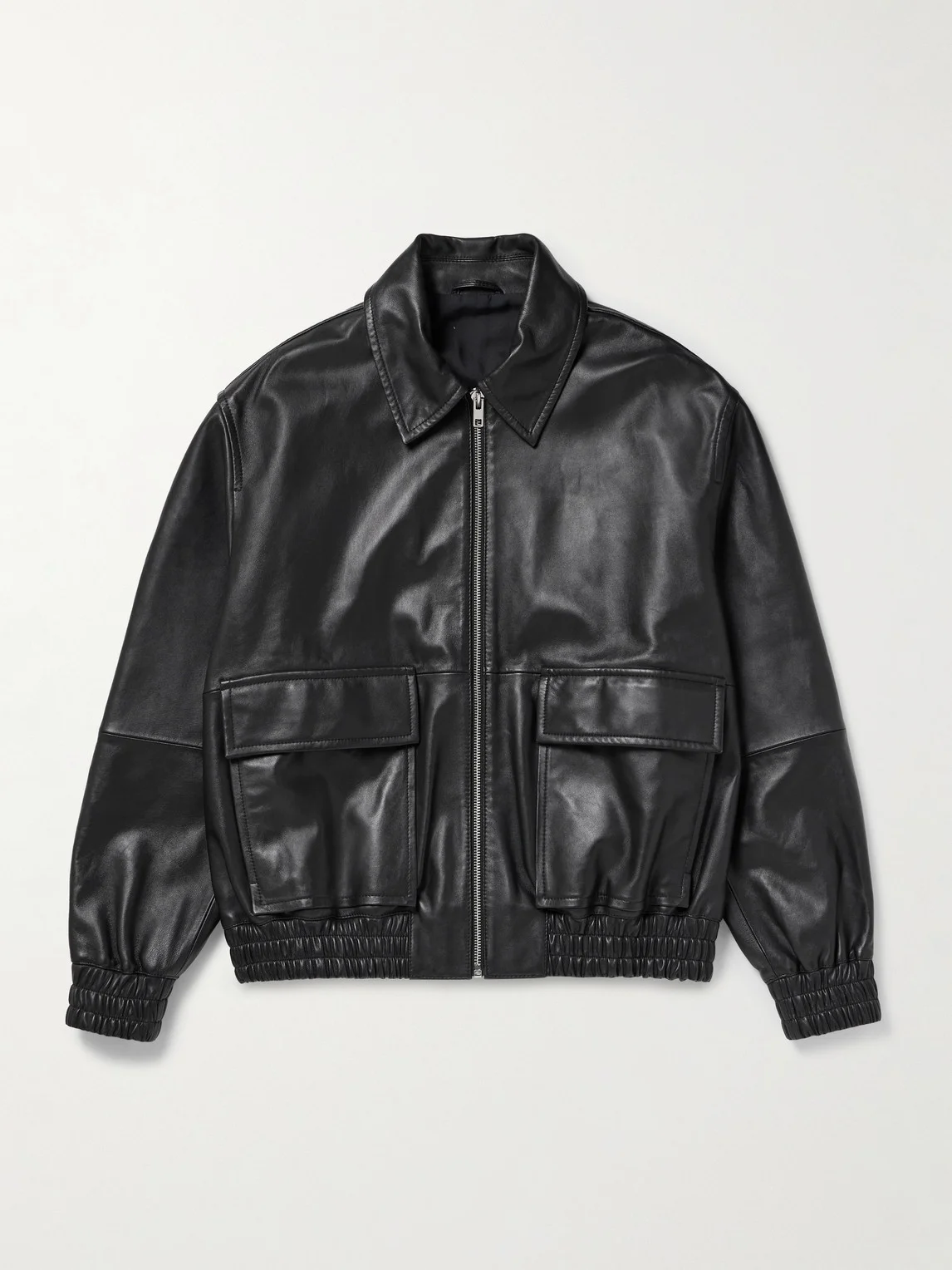 Piston Leather Bomber Jacket - 1