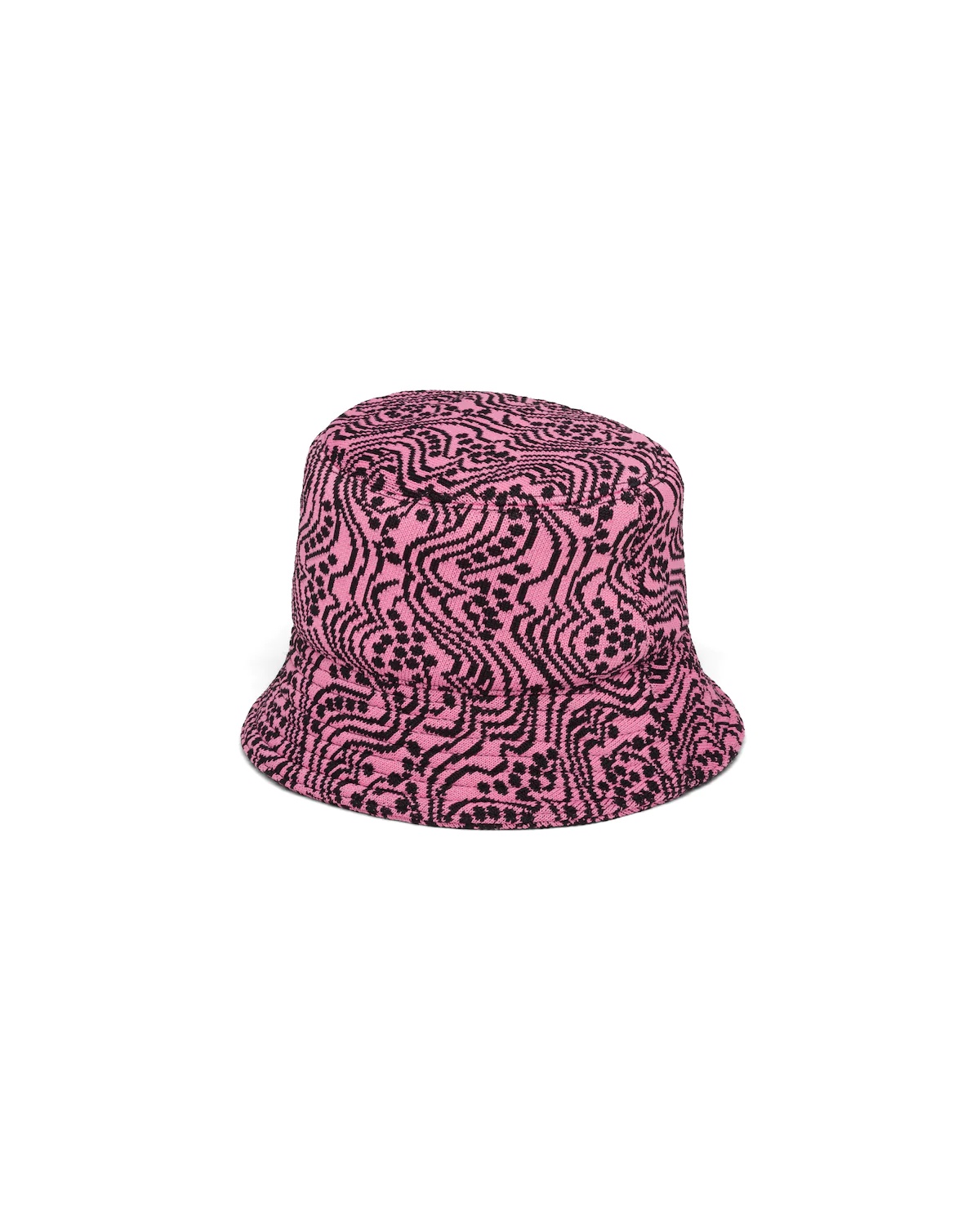 Jacquard knit bucket hat - 3