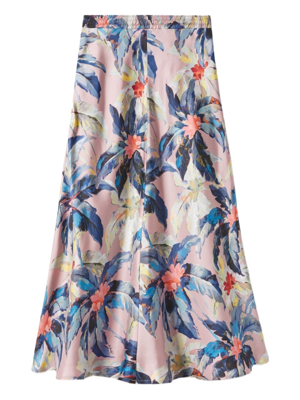 Lungomare floral-print midi skirt - 5