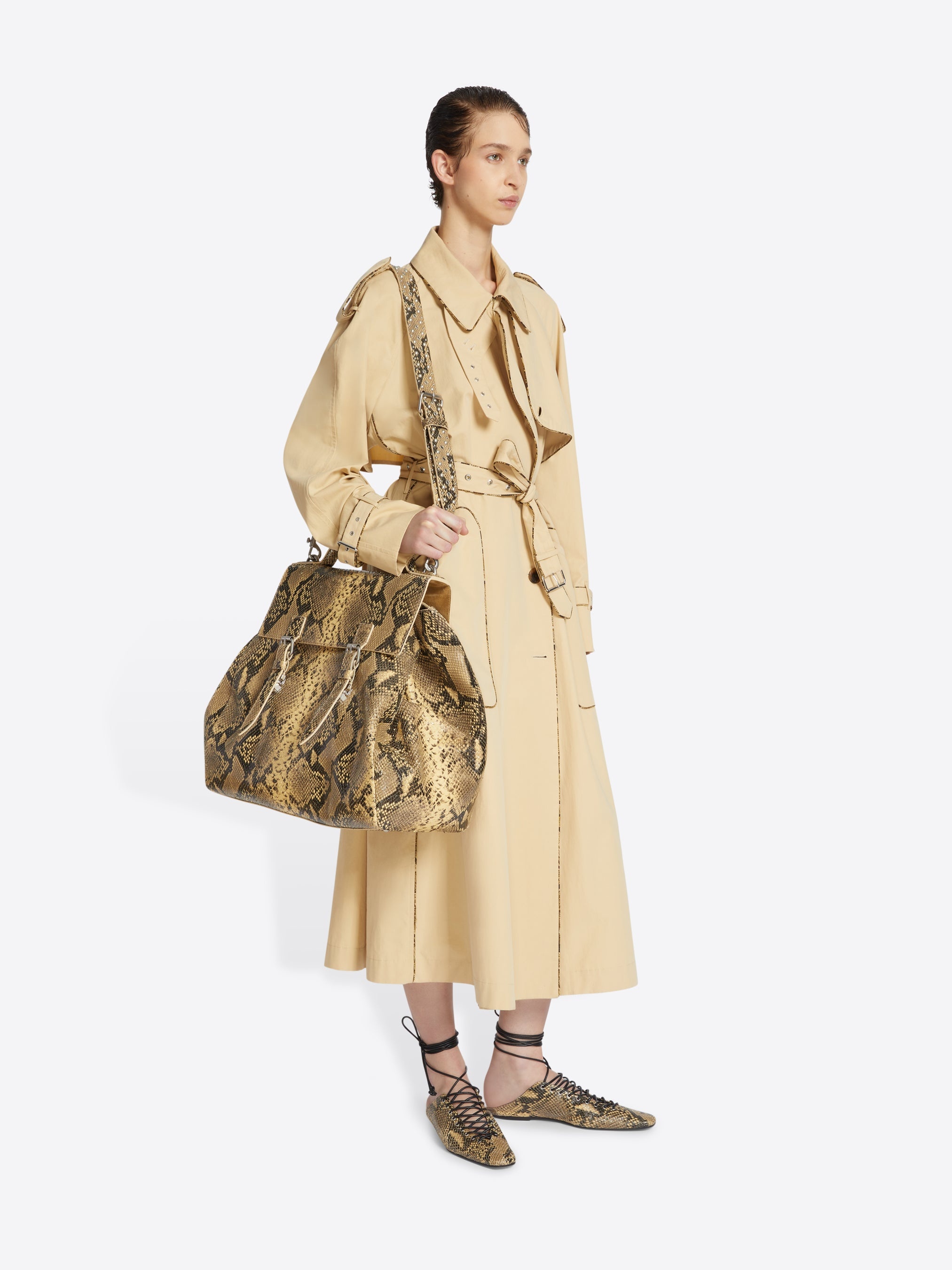 LARGE LEATHER SATCHEL - 7