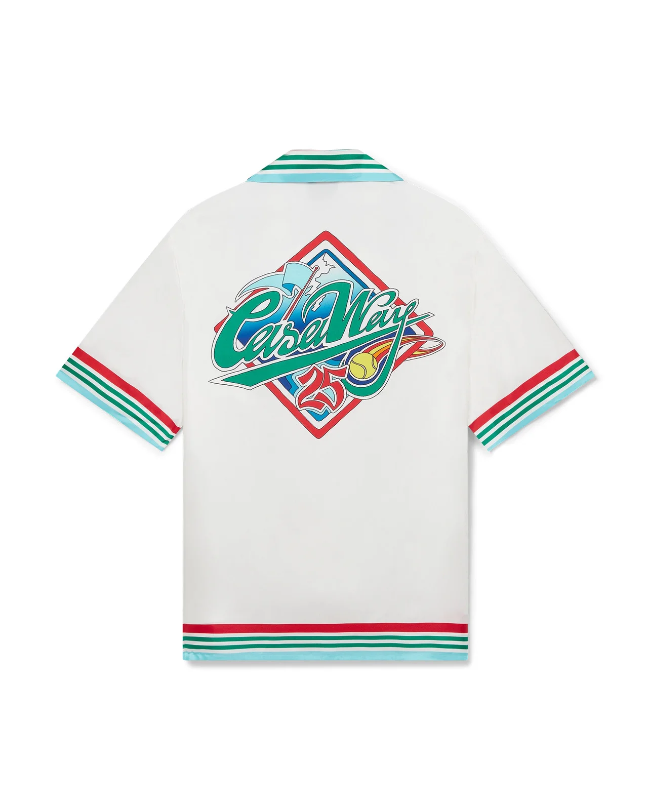 Casa Way World Series Short Sleeve Silk Shirt | Casablanca Paris - 1