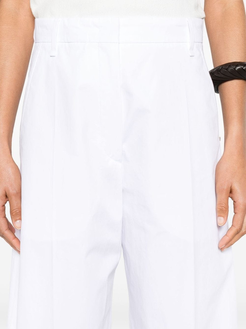 wide-leg cotton trousers 5