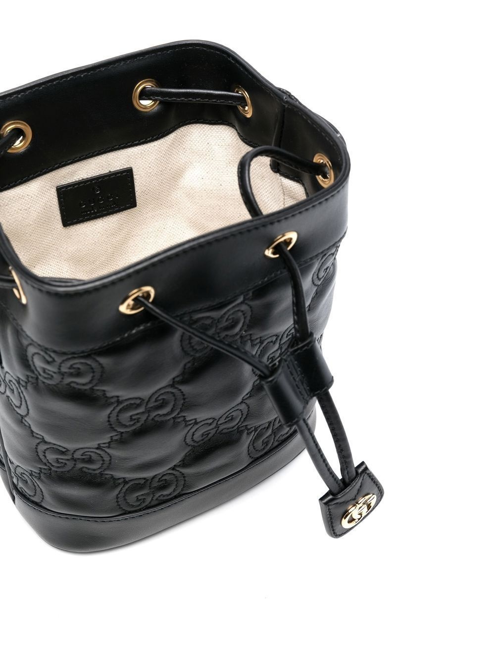 GG Supreme leather bucket bag - 5