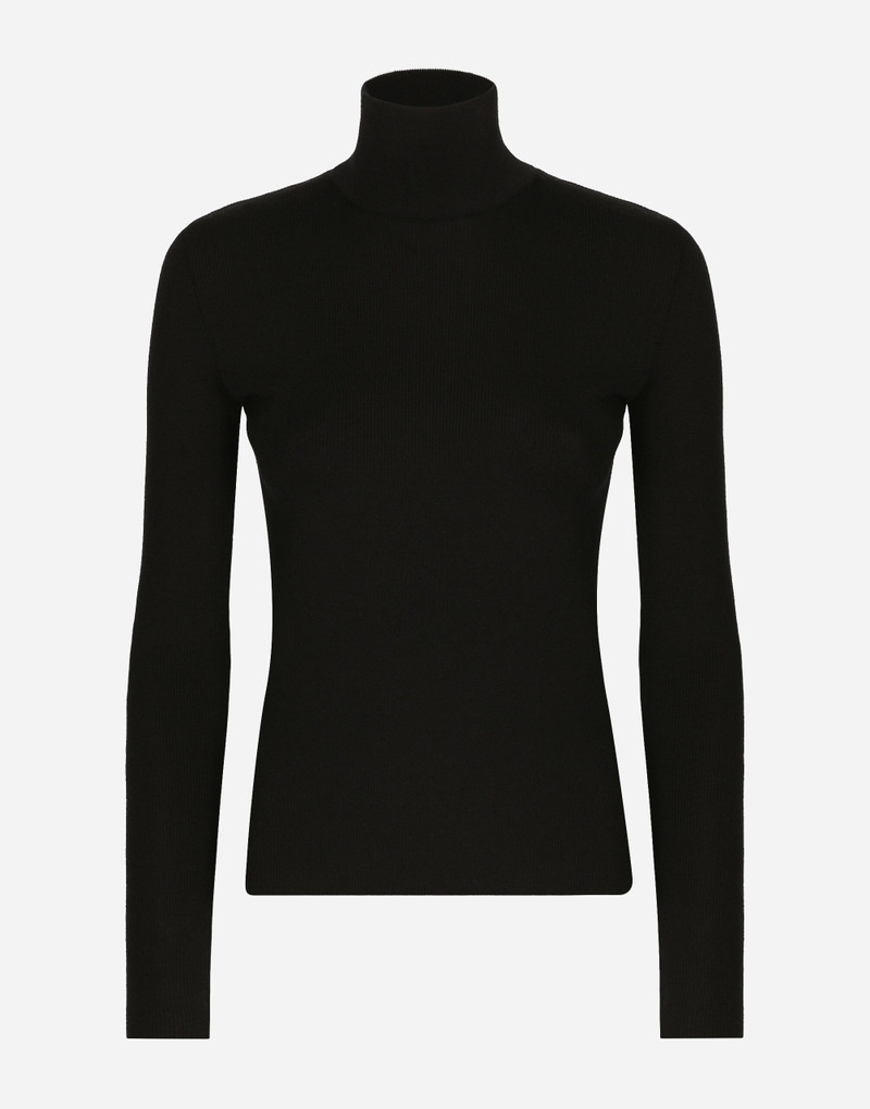 Cashmere turtle-neck sweater 1