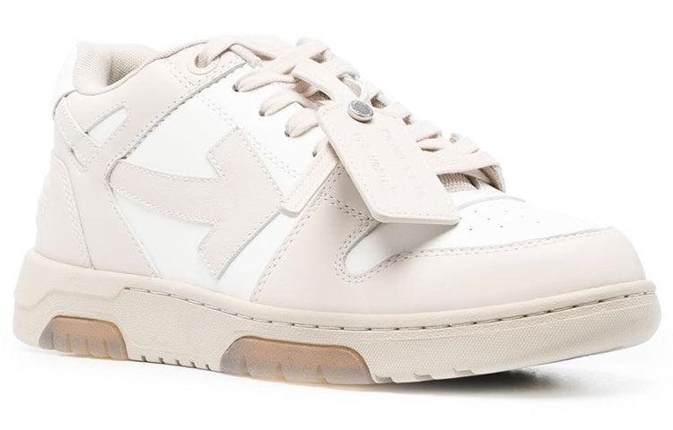 (WMNS) Off-White Out Of Office Low-Top Sneaker 'White Beige' OWIA259C99LEA0036101 - 2