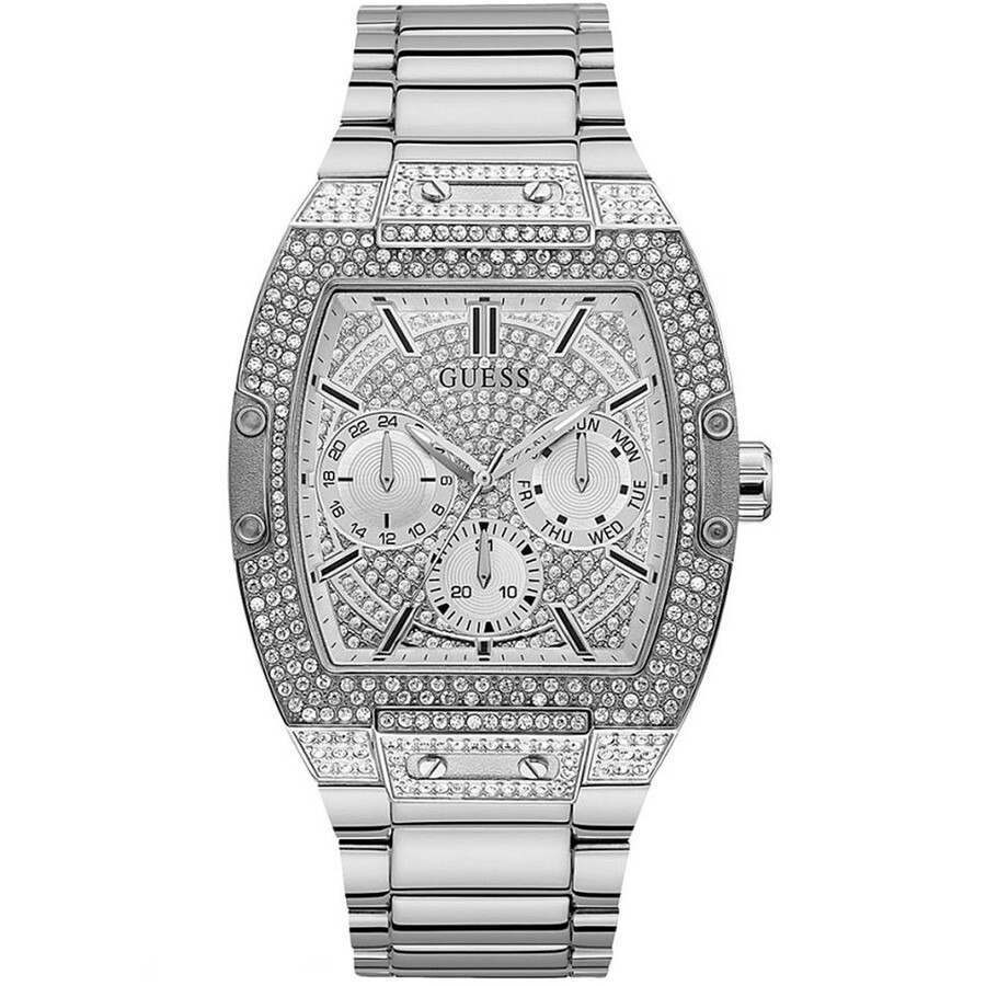 Guess - Guess Classic Silver-tone Dial Men's Watch GW0094G1 - 1