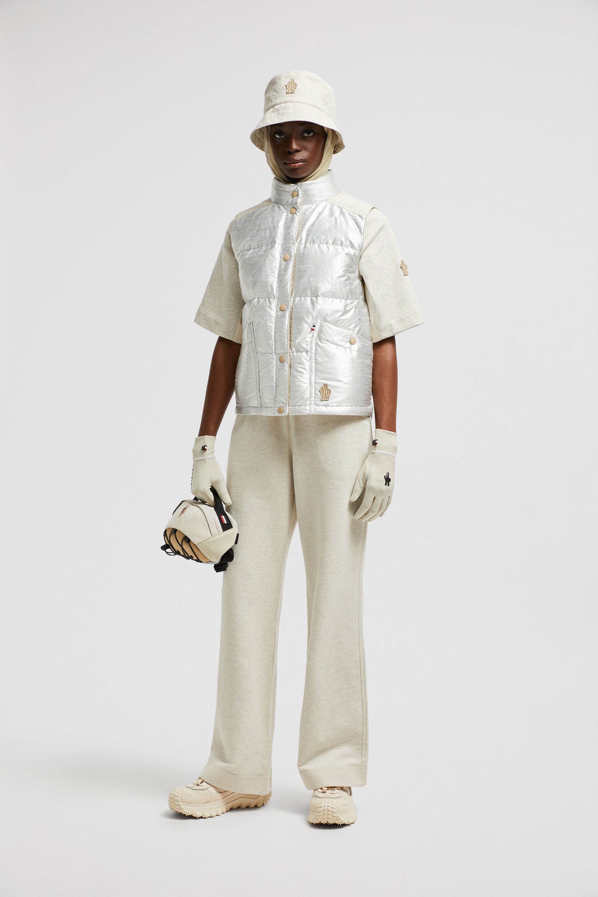 Pinchot Lamé Down Vest - 3
