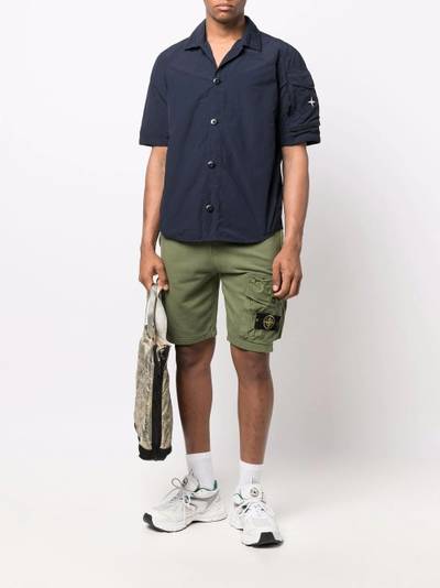 Stone Island Compass-patch track shorts outlook