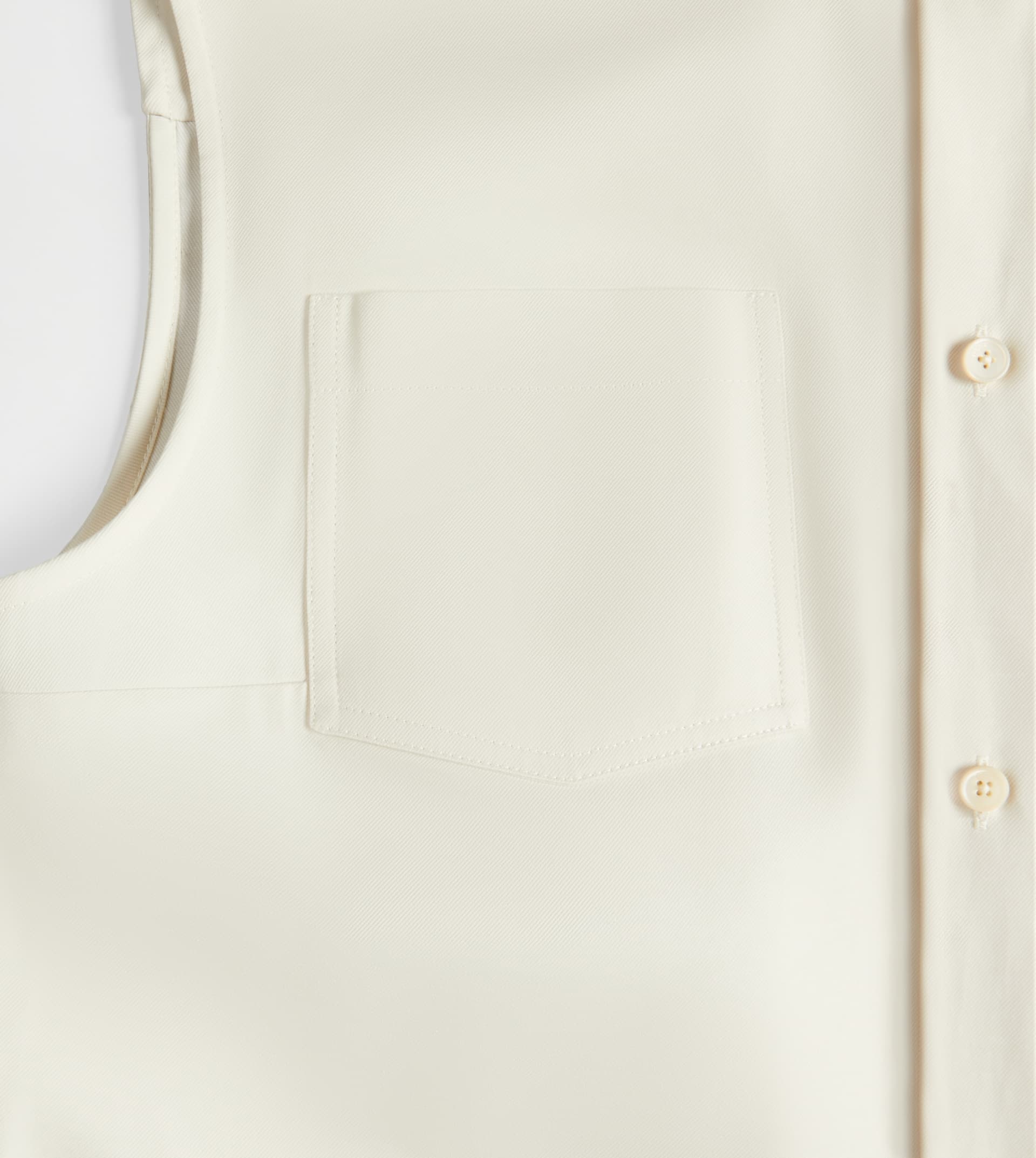 SLEEVELESS SHIRT - WHITE - 4