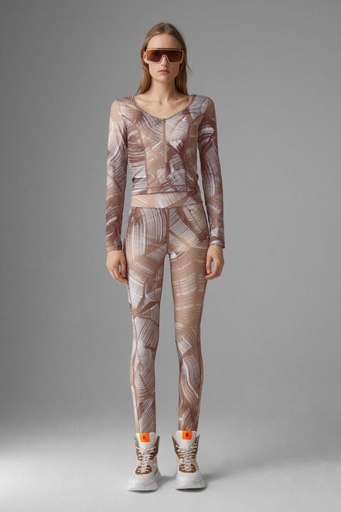 Kala Stirrup pants in Brown/Beige - 4