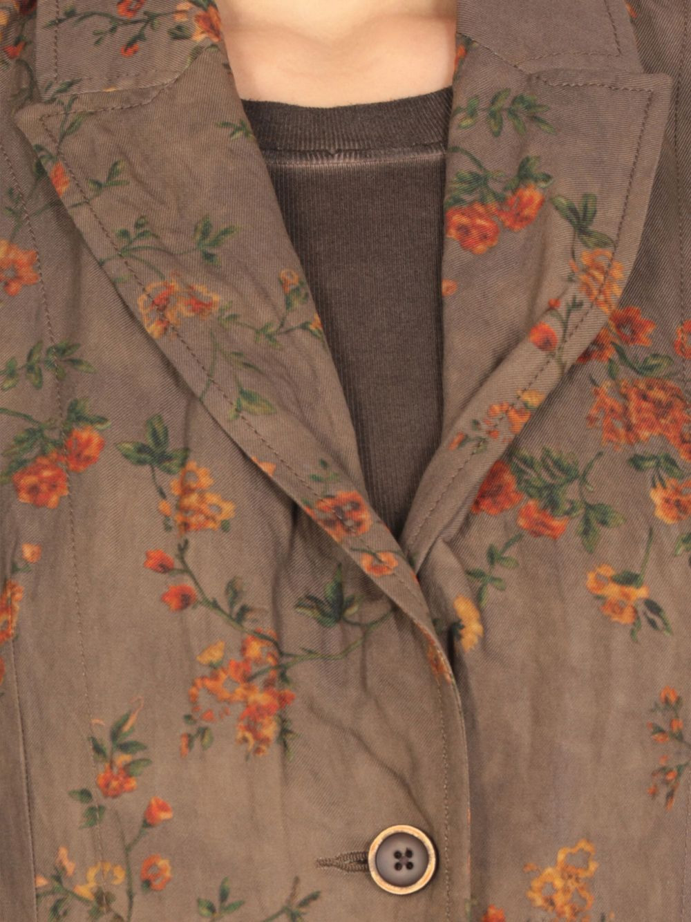 floral-pattern blazer - 5